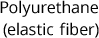 Polyurethane (elastic fiber)